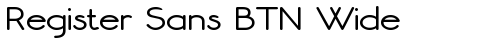 Register Sans BTN Wide Bold truetype шрифт бесплатно