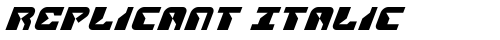 Replicant Italic Italic truetype шрифт