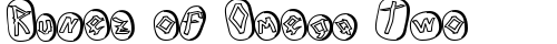 Runez of Omega Two Regular truetype font