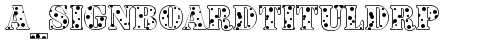 a_SignboardTitulDrp Regular truetype font