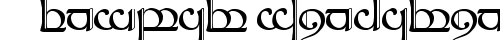 Tengwar Sindarin-2 Regular truetype font