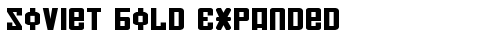 Soviet Bold Expanded Bold Expanded truetype fuente gratuito