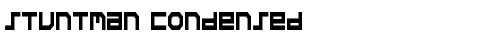 Stuntman Condensed Condensed truetype шрифт