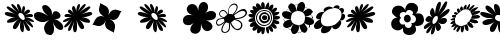 saru's Flower Ding (sRB) Regular truetype font