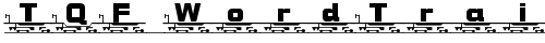 TQF_WordTrain Regular truetype шрифт