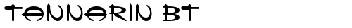 Tannarin BT Regular truetype шрифт бесплатно