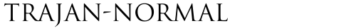 Trajan-Normal Regular truetype шрифт