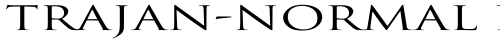 Trajan-Normal Ex Regular truetype font