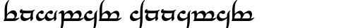 Tengwar Annatar Bold font TrueType gratuito