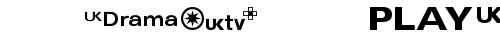 UKtv Family Logos Regular free truetype font