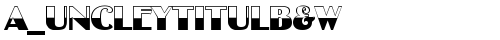 a_UncleyTitulB&W Bold truetype шрифт