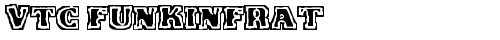 VTC FunkinFrat Regular free truetype font