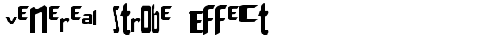 Venereal Strobe Effect Regular truetype font