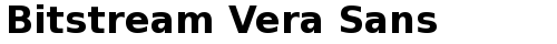 Bitstream Vera Sans Bold truetype шрифт