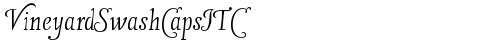 VineyardSwashCapsITC Regular truetype шрифт
