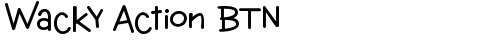 Wacky Action BTN Bold truetype шрифт бесплатно