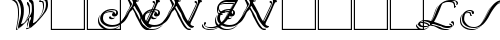 Wrenn Initials Shadowed Regular truetype font