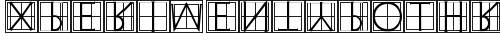 XperimentypoThree Squares truetype шрифт бесплатно