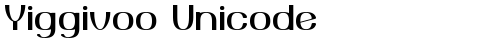 Yiggivoo Unicode Regular truetype font
