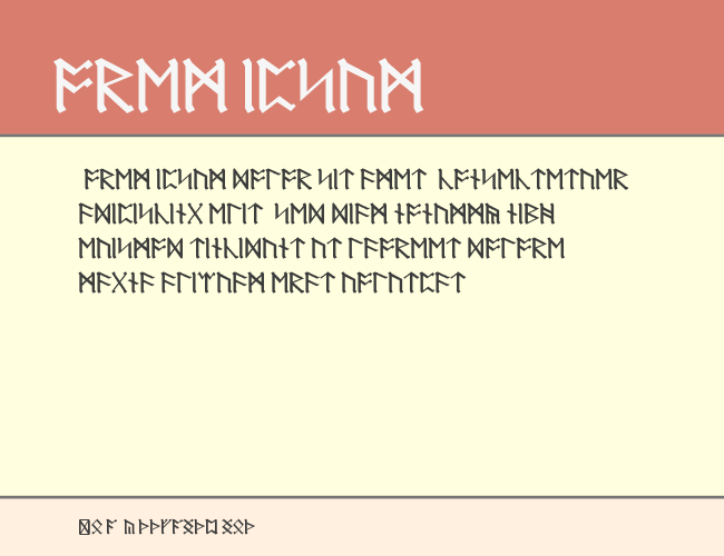 Dwarf Runes example