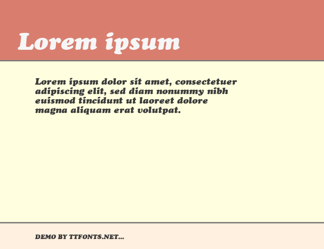 AGCooperCyr-Italic example