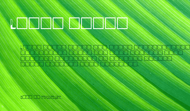 GreenCaps Caps:001.001 example