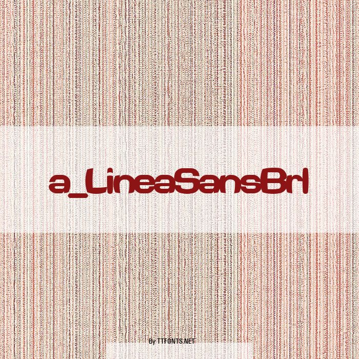 a_LineaSansBrl example