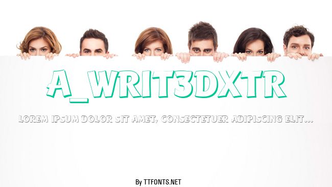 a_Writ3Dxtr example