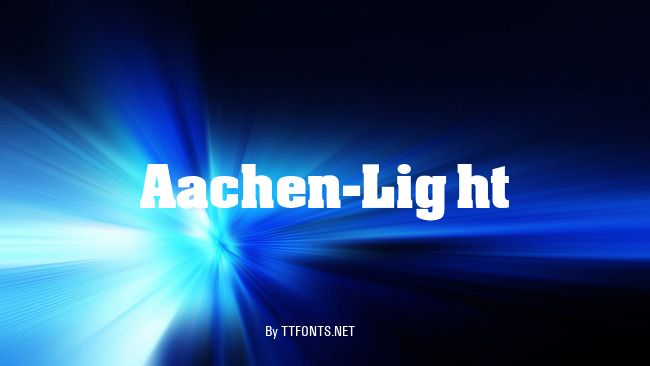 Aachen-Light example