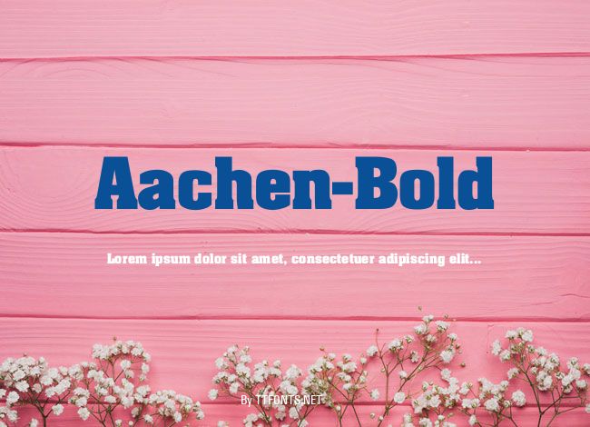 Aachen-Bold example