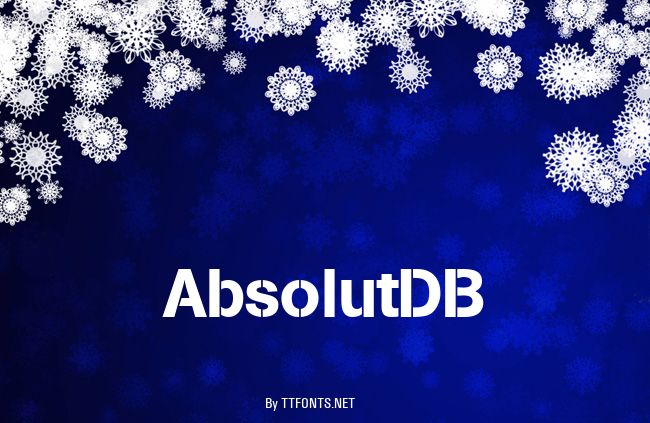 AbsolutDB example