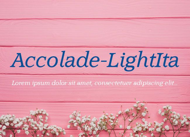 Accolade-LightIta example
