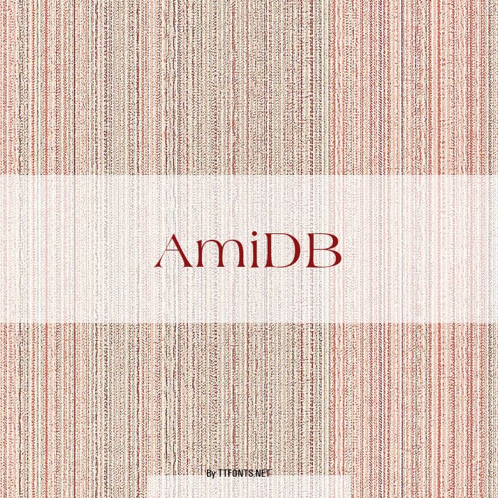 AmiDB example
