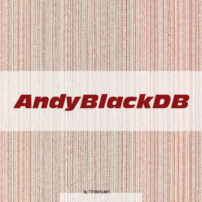 AndyBlackDB example