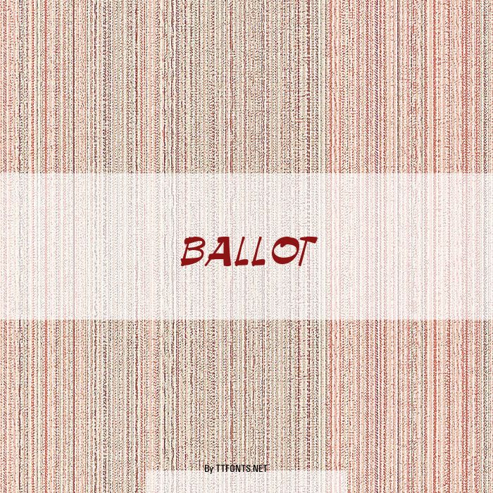 ballot example