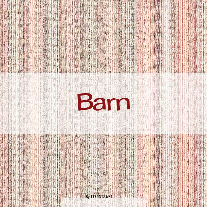 Barn example