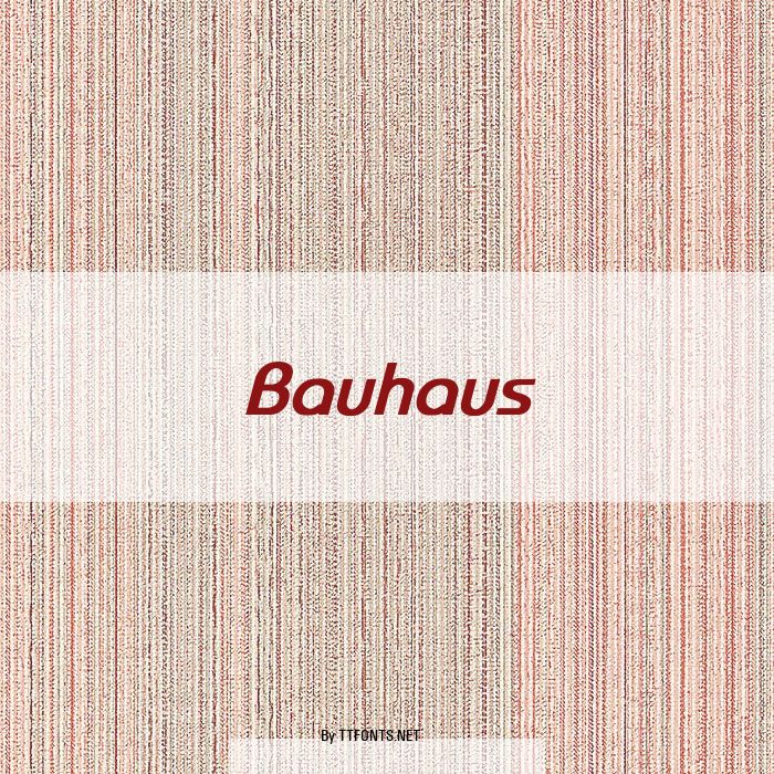Bauhaus example