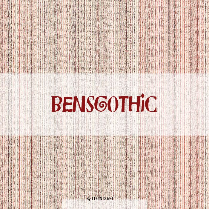 Bensgothic example
