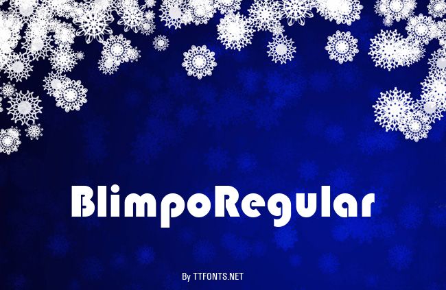 BlimpoRegular example