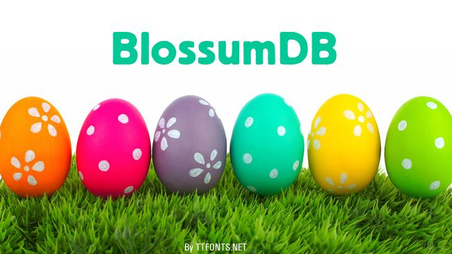 BlossumDB example