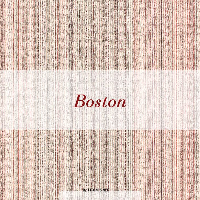 Boston example