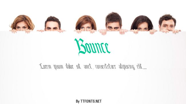 Bounce example