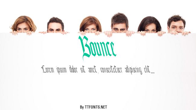 Bounce example