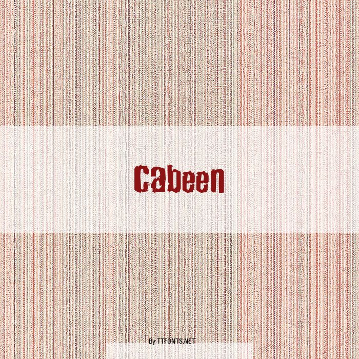 Cabeen example