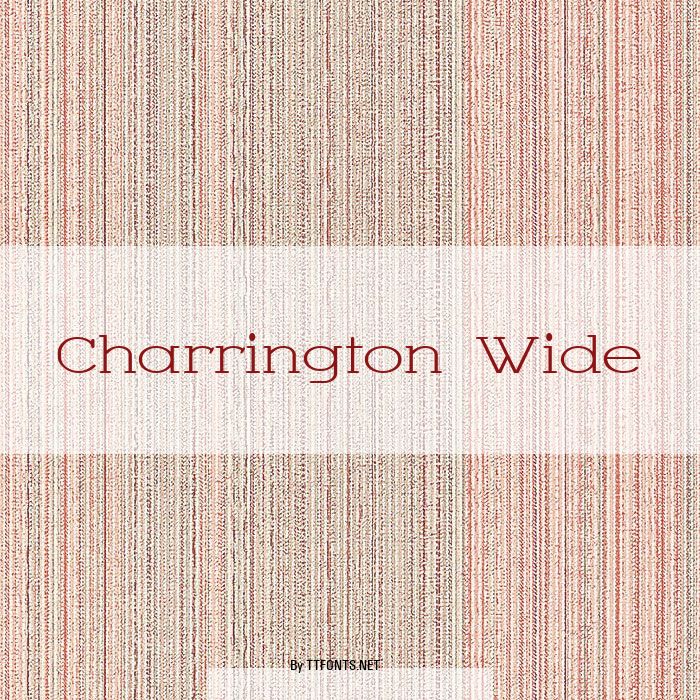 Charrington Wide example