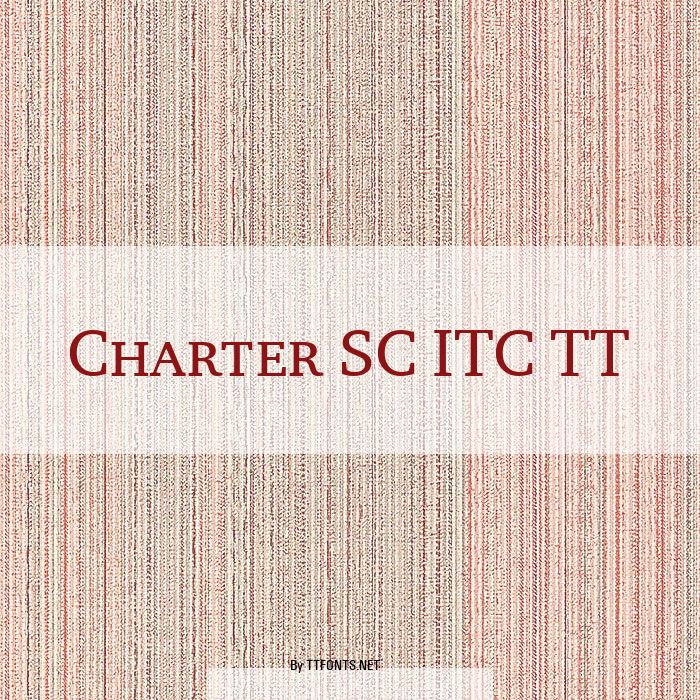Charter SC ITC TT example