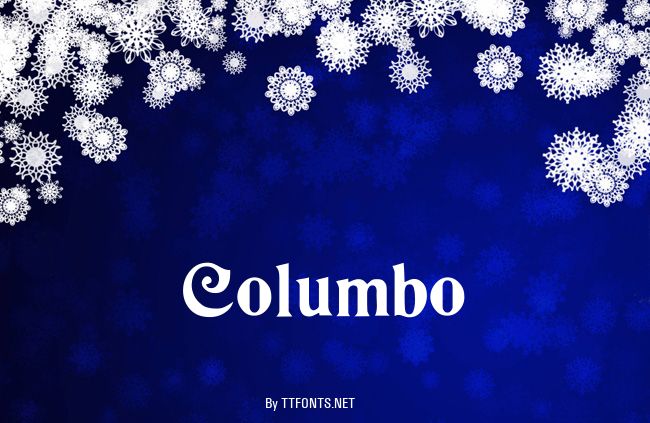 Columbo example