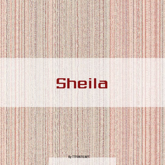 Sheila example
