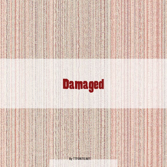 Damaged example