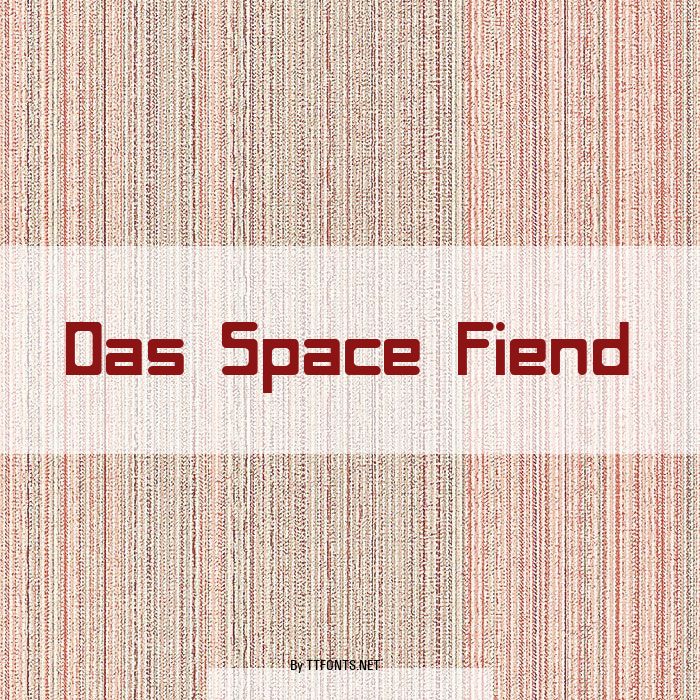 Das Space Fiend example